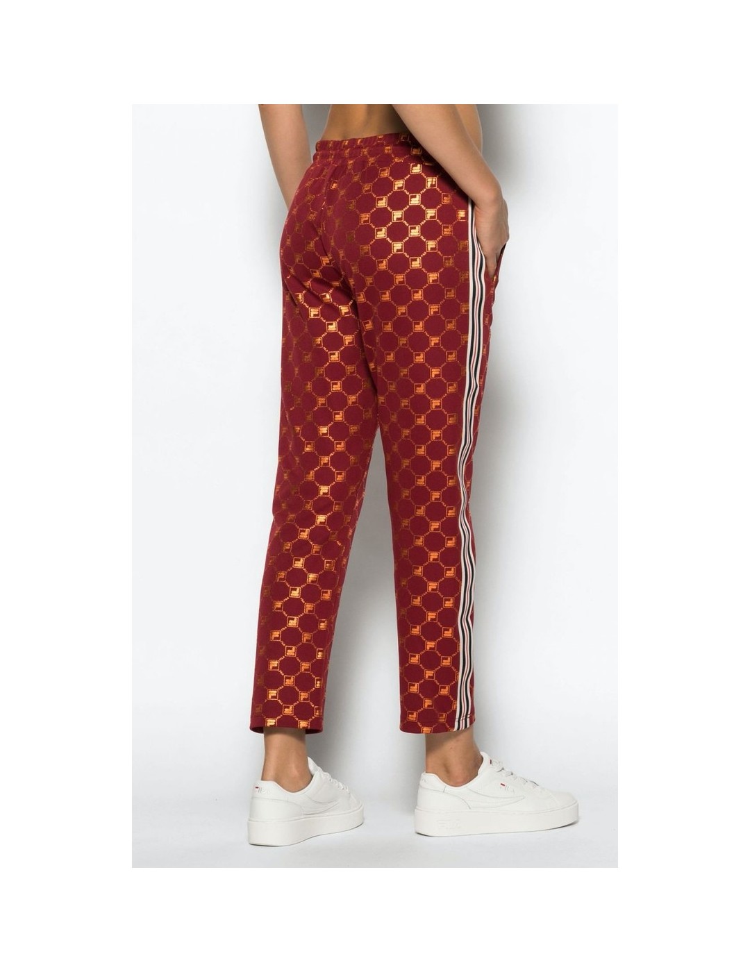 PANTALÓN FILA GVANTSA AOP CROPPED PANTS RHUBARB-MANDARIN ORANGE