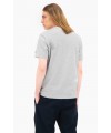 CAMISETA CHAMPION  SCRIPT LOGO CREW NECK T-SHIRT LIGHT GREY