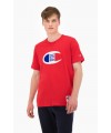 CAMISETA CHAMPION  CENTENARY LOGO CREW NECK T-SHIRT RED