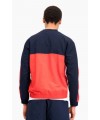 SUDADERA CHAMPION  COLOUR BLOCK AND STRIPE TRACK SWEATSHIRT NAVY RED