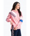 SUDADERA CHAMPION  GRAPHIC STRIPE AND COLOUR BLOCK HOODIE PINK