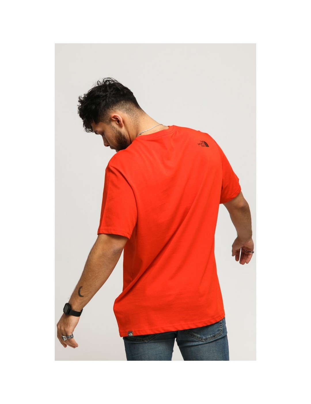 CAMISETA THE NORTH FACE S/S FINE TEE FIERY RED