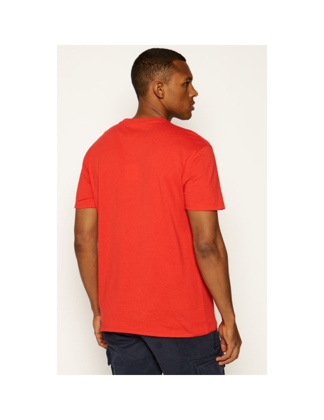 CAMISETA TOMMY JEANS STRAIGHT SMALL LOGO TEE RED