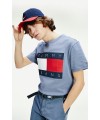 CAMISETA TOMMY JEANS TOMMY FLAG TEE BLUE