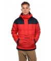 CAZADORA COLUMBIA LODGE PULLOVER MOUNTAIN RED BLACK