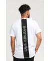 CAMISETA CALVIN KLEIN OUTLINE LOGO BACK TEE WHITE