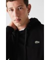 SUDADERA LACOSTE FELPA CON CAPUCHA NOIR