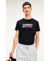 CAMISETA TOMMY JEANS CORP LOGO TEE BLACK