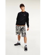 CAMISETA TOMMY JEANS WASHED CORP LOGO TEE BLACK