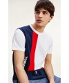 CAMISETA TOMMY JEANS COLORBLOCK VERTICAL TEE WHITE