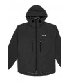 CAZADORA HUF ESSENTIALS ZIP STANDARD SHELL BLACK