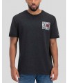 CAMISETA TOMMY JEANS FRONT AND BACK GRAPHIC TEE BLACK