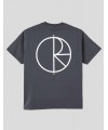 CAMISETA POLAR SKATE CO STROKE LOGO TEE GRAPHITE