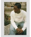 SUDADERA ALLTIMERS DASHED CREW  WHITE