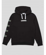 SUDADERA LACOSTE SH7221 ESTAMPADO DE COCODRILO NOIR