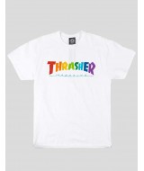 CAMISETA THRASHER RAINBOW TEE WHITE