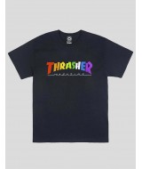 CAMISETA THRASHER RAINBOW TEE BLACK
