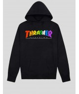 SUDADERA THRASHER RAINBOW MAG HOOD BLACK