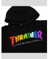 SUDADERA THRASHER RAINBOW MAG HOOD BLACK