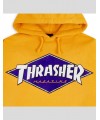SUDADERA THRASHER DIAMOND LOGO HOOD GOLD
