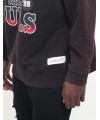 SUDADERA MITCHELL & NESS CHICAGO BULLS 6 TIME CREW BLACK