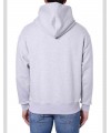 SUDADERA TOMMY JEANS SMALL FLAG HOODIE SILVER GREY HTR