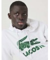 SUDADERA LACOSTE SH2169 LOGO CROCO SWEAt BLANC