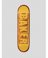 TABLA BAKER KADER BRAND LOGO YELLOW 7.8" DECK 