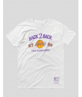 CAMISETA MITCHELL & NESS BACK 2 BACK TEE LAKERS
