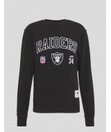 SUDADERA MITCHELL & NESS LA RAIDERS OFF SHELF TEAM CREW BLACK