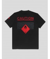 CAMISETA WASTED PARIS CAUTION TEE BLACK