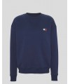 SUDADERA TOMMY JEANS TOMMY BADGE CREW NAVY