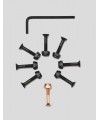 TORNILLOS BRONZE 56K BOLTS ALLEN 1" BLACK