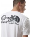CAMISETA THE NORTH FACE COORDINATES TEE TNF WHITE